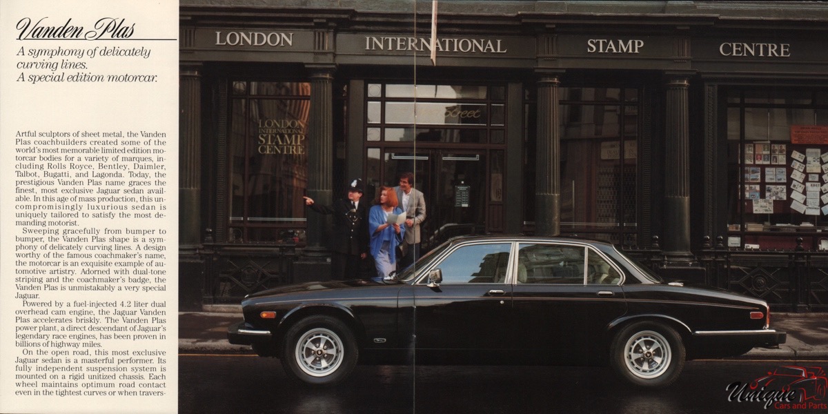 1987 Jaguar Model Lineup Brochure Page 5